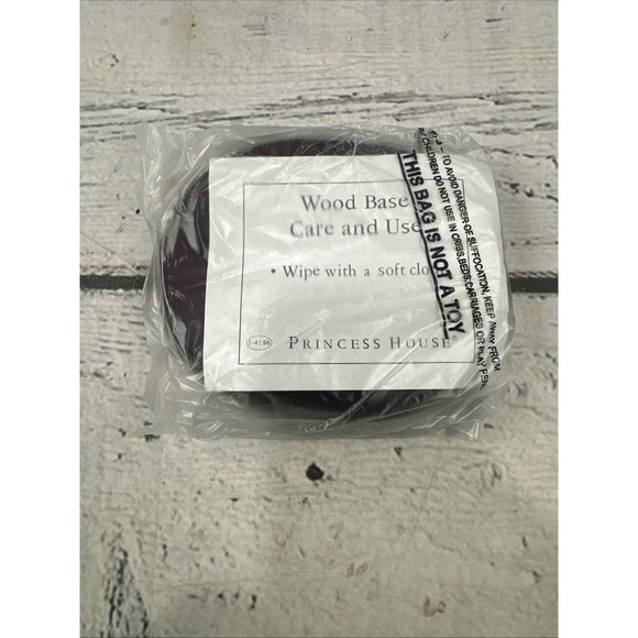 Princess House-Wonders of the Wild-Wood Trout Base #872 NEW - Picture 3 of 6